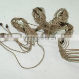Fashion Hand made garment waxed cord braided belts-KL0040
