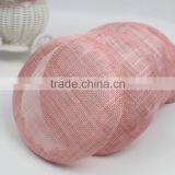 20cm Wedding Hair Accessories Sinamay Hat Base Pink thumbnail-2