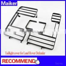 4X4 Steel Headlight Cover for Land Rover Defender 110 Taillight Cover for Defender 90 Headlamp Cover thumbnail-3