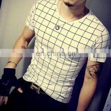 Wholesale Men Sports Gym Fitness Quick Drying Tight Fitting T Shirt Tee Slim Fit Compression Shirt thumbnail-3