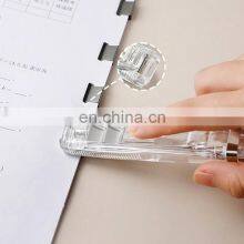 Traceless Reusable Hand Clamp Push Clip Stapler Paper Book File Office School Student Binder Binding Tools Supplies Accessories thumbnail-3