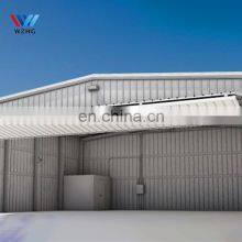 Low price prefabricated warehouse construction hangar tent structural steel building foldable hangar