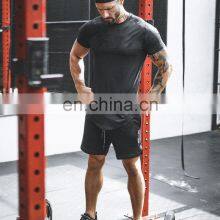 New Arrival Men's Solid Color Quick Dry Sportswear Skin-friendly Short Sleeve T-shirt Men's Gym Fitness Sports Top thumbnail-3