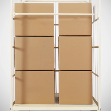 Warehouse Galvanized Wire Roller Cart Wholesale, Cage Trolley thumbnail-3