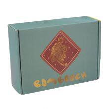 Colorful Factory Direct Sales Small Shipping Box With Gold Foil Stamping With Insert thumbnail-1