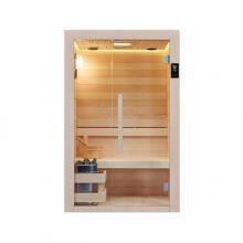 Canadian Hemlock Redwood Traditional Steam Sauna for 3 People Best Cheap Sauna Room thumbnail-2