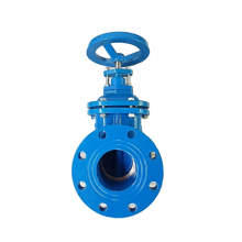 DIN Standard DN150 PN16 GG25 Cast Iron WCB Flange Gate Valve Non Rising Stem Hard Seal Gate Valve thumbnail-2
