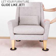Furniture Sliders, 3.5inch Furniture Sliders Pads for Hardwood Floors, Reusable Round Glides Glider, Heavy Duty Furniture Movers Sliders thumbnail-2