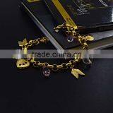 New Gold Chain Design Girls Gold Plated Jewelry Fashion Bracelet thumbnail-4