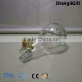 Bulb Shaped Glass Vase With Metal Openning thumbnail-3