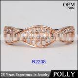New Arriving 10k Rose Gold Jewellery Luxury Ring Woman thumbnail-2