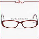 Laura Fairy Italy Trendy Wine Red Transparent Temple Best Small $1 Reading Glasses thumbnail-2