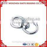 China Supplier Rigging,hardware svivel round eye snap hook, swivel double eye Galvanized in carabiner manufacturer