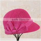 QXSH0060A Fashion Straw Hat for Women Summer Beach Hat Visor thumbnail-2