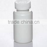 Plastic White Capsule Bottle With Child Proof Lid 188ml