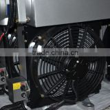 plate fin aluminum oil cooler with fan
