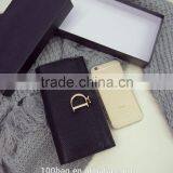 Handbags 2016 New Fashion Trend of the D Word Generous Leather Clutch Wallet Long Section of Zero Miss Qian Bao Wallet thumbnail-4