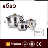 Good Quality Induction Bottm 12pcs Stainless Steel Cookware Set thumbnail-5