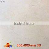 Fujian Ruicheng White Glazed Interior Flooring Tile From China Factory 800x800mm