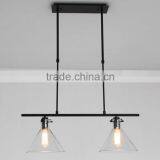 Multi-heads Metal Glass Pendant Lamp for Dinning Room for Private Decoration thumbnail-2