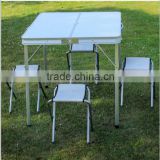 portable outdoor folding aluminium bar tables bbq side table