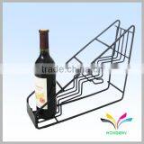 OEM Design Metal Black 8 Bottles Wine Display Rack for Bar thumbnail-4