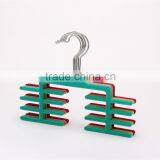 Velvet Tie Hanger Non-Slip Tie Organizer Flocked Hanger thumbnail-2