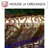 Transparent Nylon Flocking Organza Fabric thumbnail-1