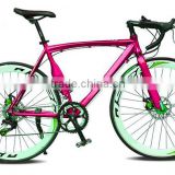 Chinese 16 SP Complete Hi-ten Steel Road Bike 26'' Road Bicycle