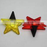 Plastic star shape magnetic clip, Plastic power clip, Promotional magnetic power clip, PTMC028