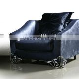 Post-modern fabric single sofa (LS-102A)