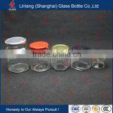 Wholesale China Factory Export 50 ml Glass Honey Jar With Metal Lid