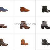 000049 Women Ankle Boots Flat Wood Heel Cow Suede Women Boots in Autumn/Winter thumbnail-3