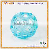 Plastic Cat Toy Ball With Bell Inside, Plastic Cat Bell Ball Toys Double Color Ball Pet Toys With Small Bell thumbnail-4