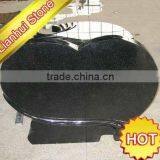 Shanxi Black Heart Shape Small Tombstone for Sale thumbnail-1