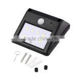 LED Outdoor Solar Sensor Wall Light With 8 LED Pure Light Control Solar Garden Light thumbnail-6