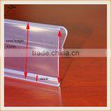Store Fixture Clear Plastic Clip Label Holder for Shelf System thumbnail-2