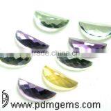 Multi Gemstones Watermelon Slice Faceted Cut Lot For Gold Necklace From Wholesaler thumbnail-1