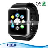 Hiso good selling in stock watchphone with high quality GT08 camera watch