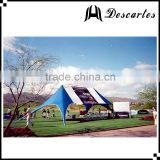 Finland full printing 13*8m star shaped marquee tents for large events
