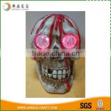 Halloween Decoration Event & Party Item Type lighted resin skull