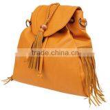 Bucket Woven Bead Tassel Darwstring Wholesale From China Fancy Lady's Backpack thumbnail-1