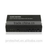 Professional Audio Video 4X2 IR Control SPDIF/TOSLINK Digital Otical Audio Matrix for Conference System thumbnail-5