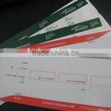 200g Thermal Paper Cheap Price Flight Boarding Pass Tickets Printed thumbnail-4