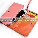 Universal Wallet Phone Case 5.2-5.8 Inch for IPhone 6 Wallet Case for Huawei Ascend g7
