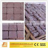 China Natural Red Porphyry Cube Stone