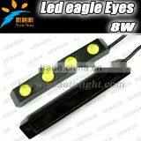 2*4W 8pcs Epistar Leds Daytime Running Lights, High Quality Tail Light/ Front Light With One Year Warranty