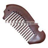2016 Fish Shape Customized Logo Wood Hair Comb thumbnail-4