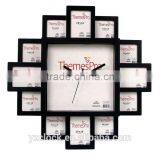 Wall Clock With Photo Frame