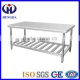 Customized 304 Restaurant Kitchen Stainless Steel Work Table thumbnail-1